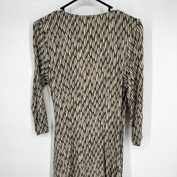 Tommy Bahama Wrap dress size Small Cream and‎ Gray - Picture 4 of 4